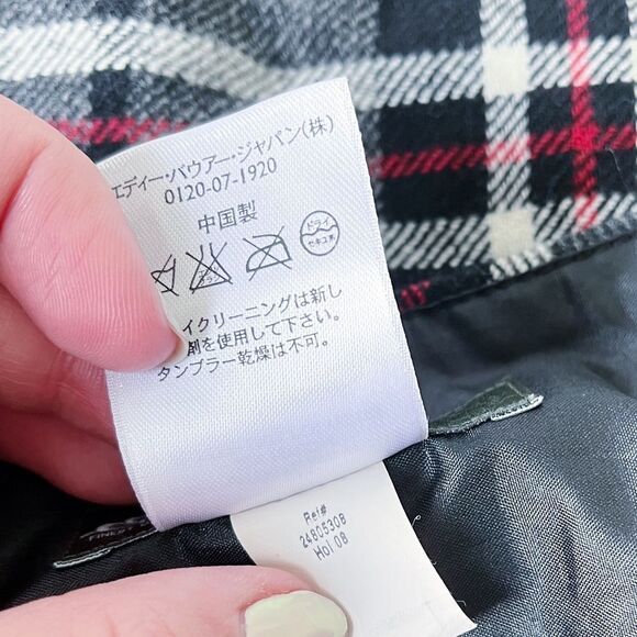 Eddie Bauer Black, Gray, White and Red Plaid Wool Mini Skirt | Women’s Size 6 - Picture 15 of 16